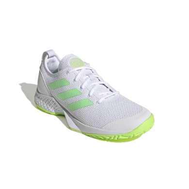 adidas Buty tenisowe CourtFlash Allcourt białe/limonkowe męskie